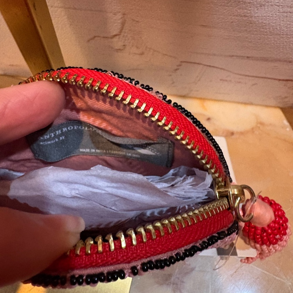 Anthropologie Bellini Beaded Coin Purse - Picture 4 of 5